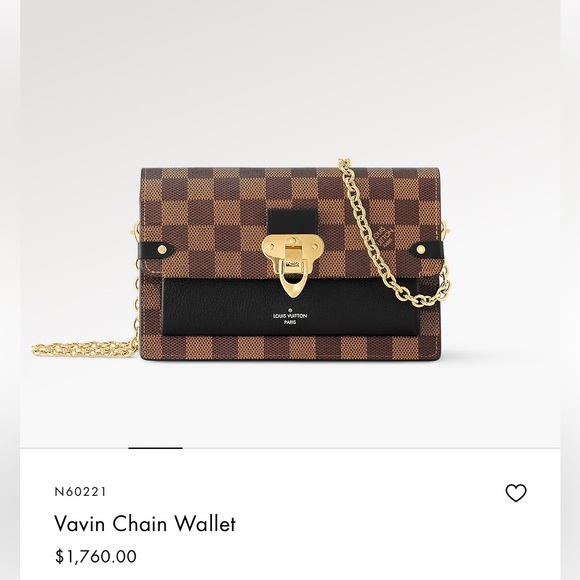 Louis Vuitton Vavin Chain Wallet - February 2020 - Picture 2 of 8